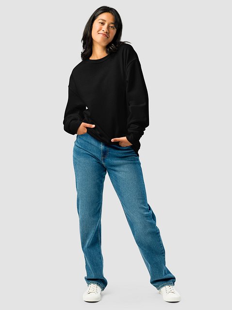 Photo showing Classic Unisex Crew Neck Sweatshirt