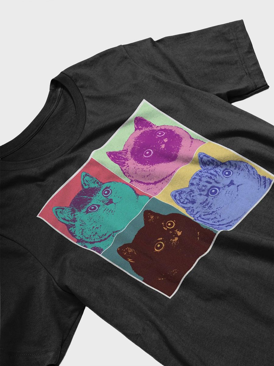 Cat x4 (supersoft T's, unisex) product image (3)