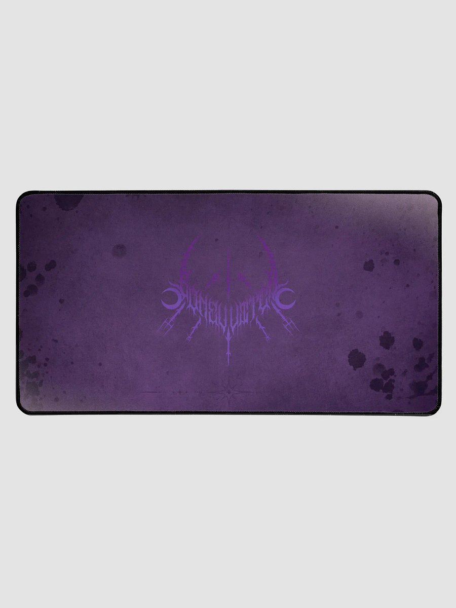 Purple Grunge Logo Deskmat product image (1)