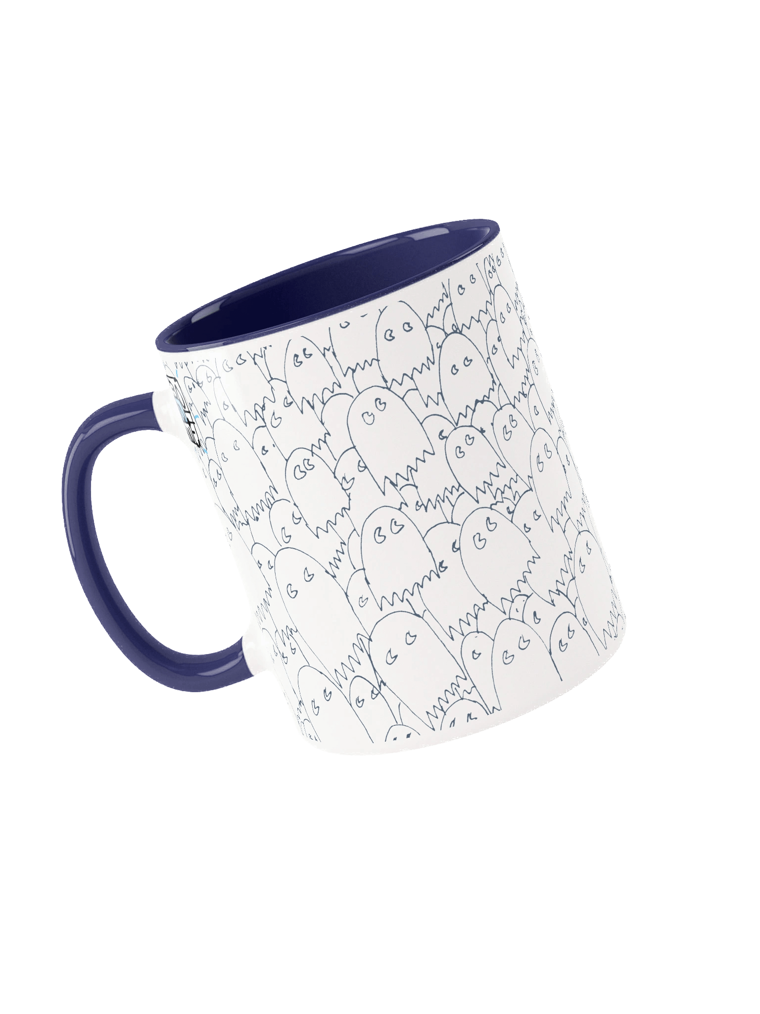 Crowded Afterlife Mug White Blue product image (3)
