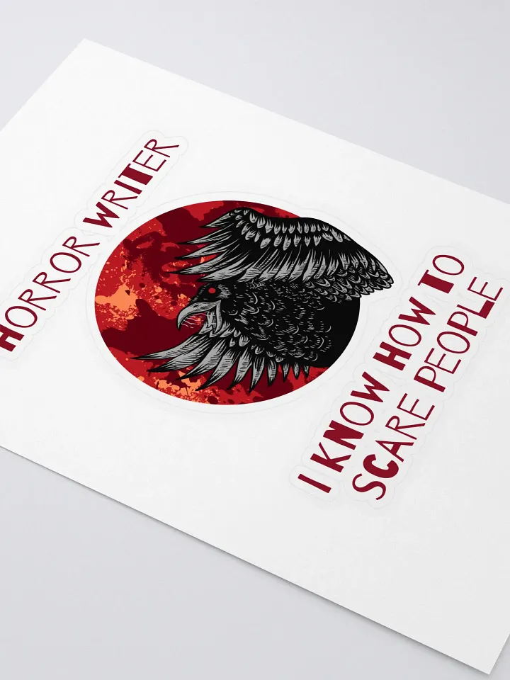 Horror Writer I Know How to Scare People Sticker product image (2)