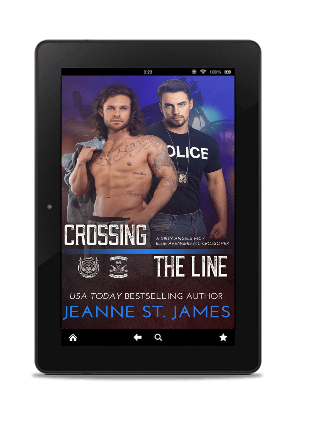 Crossing the Line: A Dirty Angels MC/Blue Avengers MC Crossover (Ebook) product image (1)