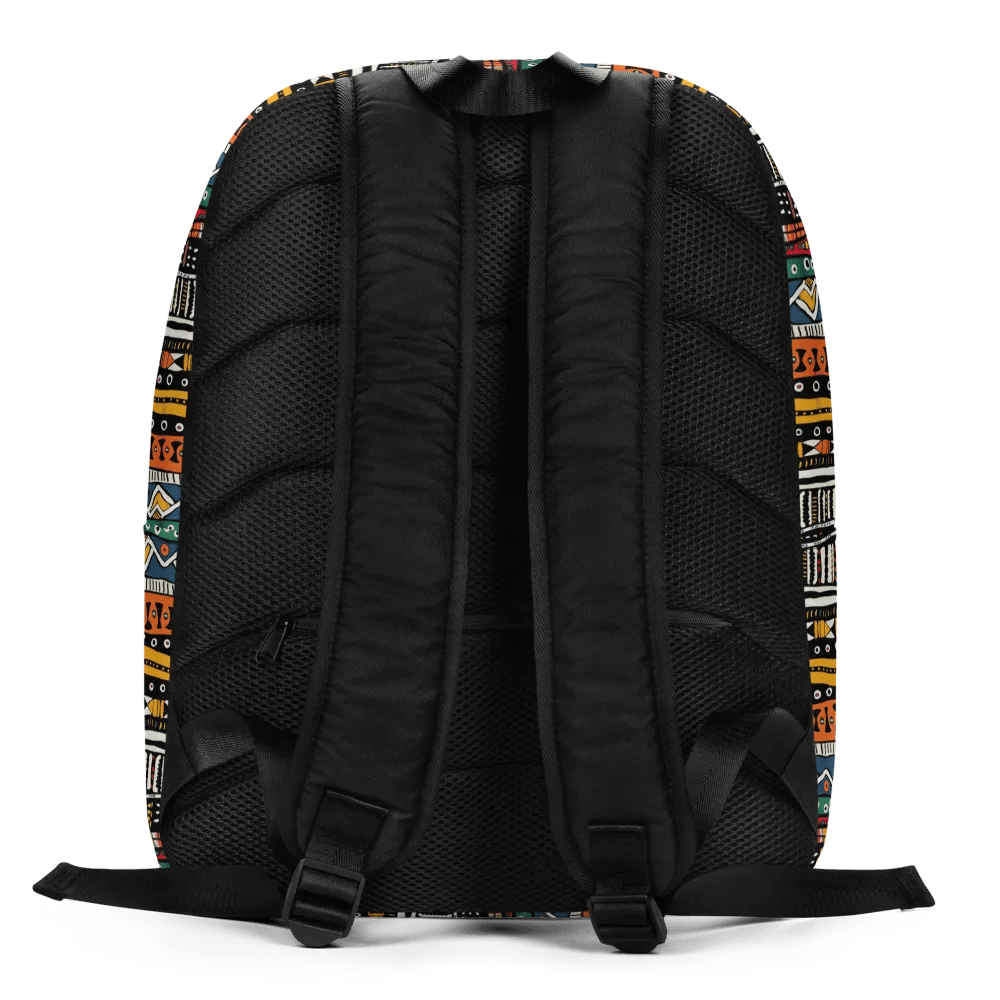 African Mudcloth Laptop Backpack product image (4)