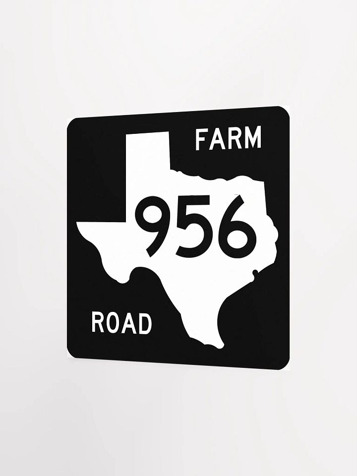 Texas Farm Road Sign FM 956 Poster product image (4)