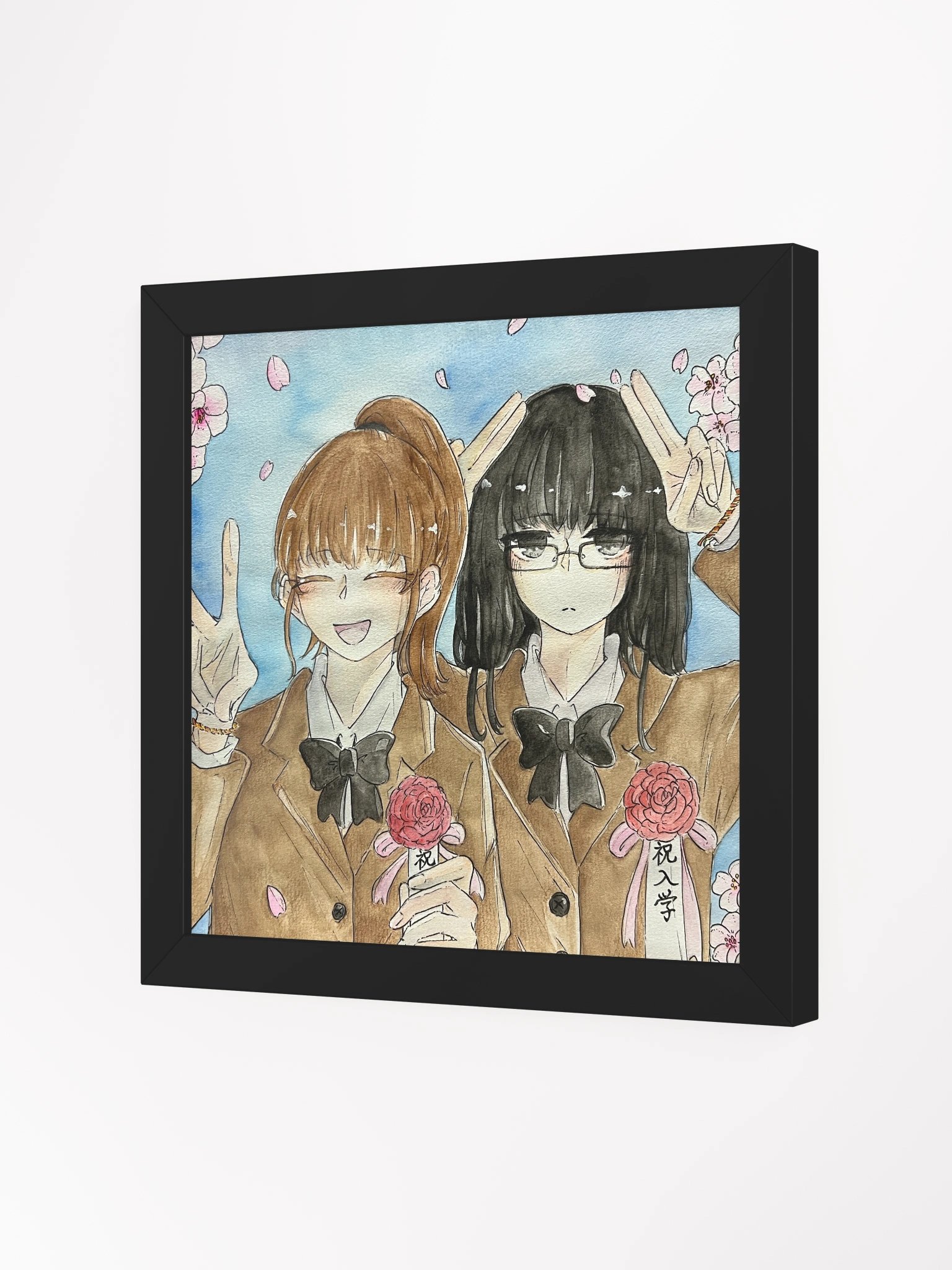 Sakura and Mutsuki - Framed Matte Poster product image (2)