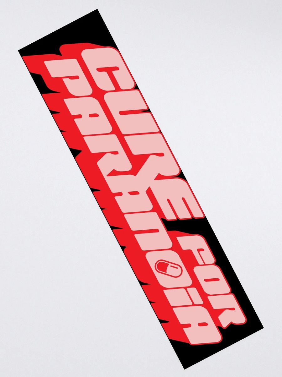 Cure Bumper Sticker product image (2)
