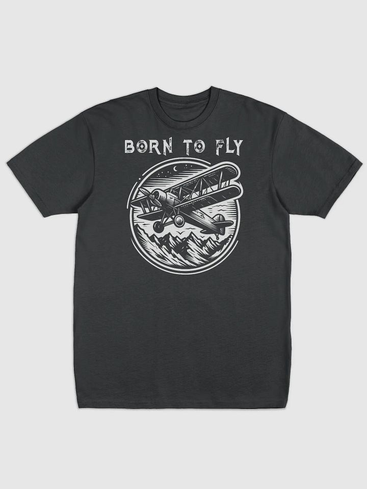 Vintage Airplane Biplane T-Shirt - Retro Aviation Look Men's Tee product image (1)
