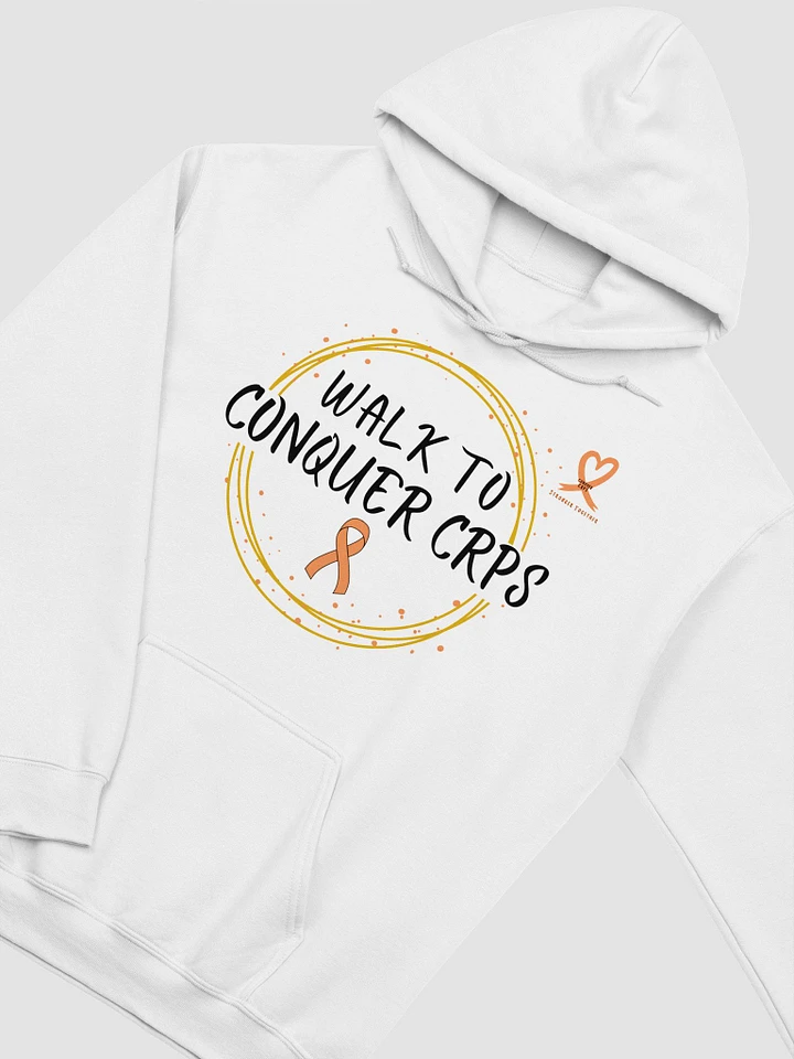 OFFICIAL Walk To Conquer CRPS Hoodie- Black Print product image (2)