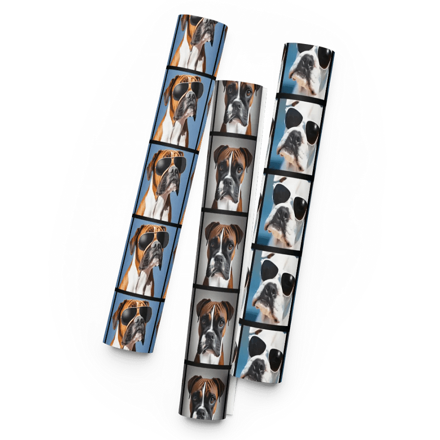Boxer Dog Gift Wrapping Paper product image (3)