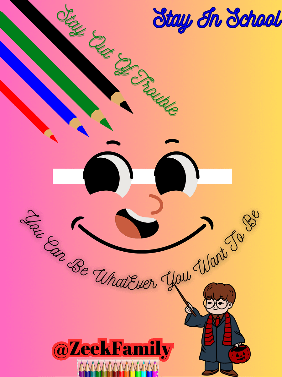 New stay in school edition t shirt kids product image (11)