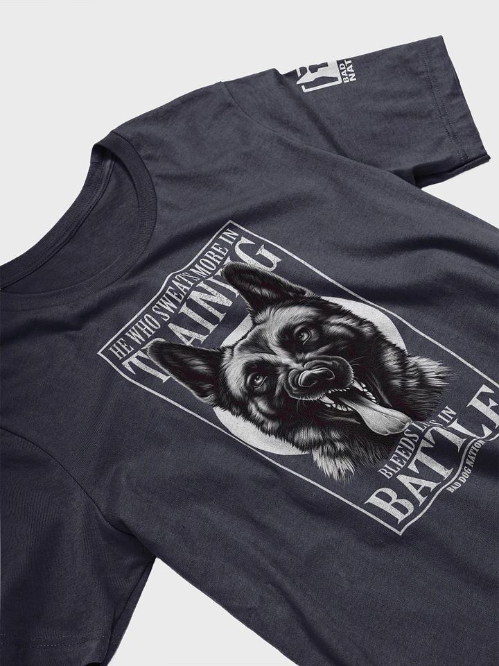 He Who Sweats More in Training Bleeds Less in Battle - Premium Unisex T-Shirt product image (1)