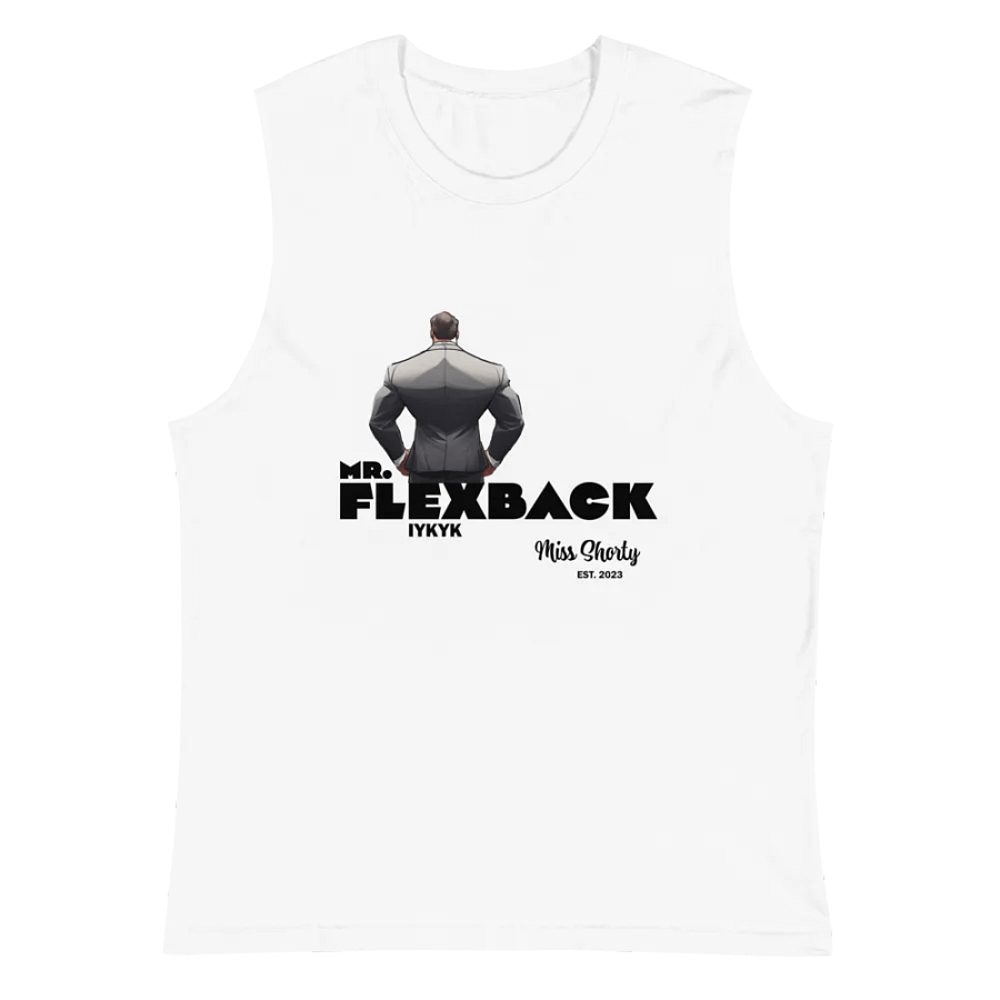 Mr. Flexback -- If you know, you know White Tank product image (2)