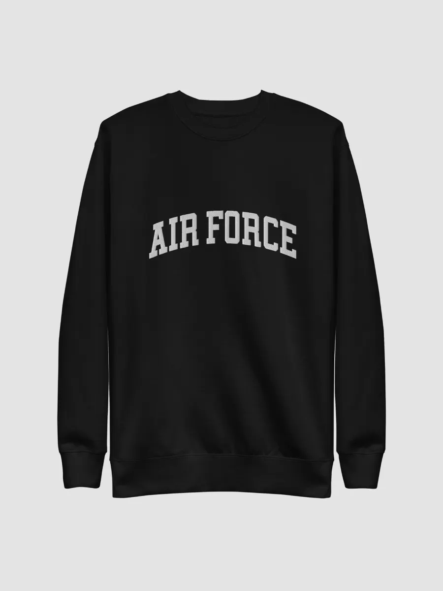 Air force crew deals neck sweatshirt