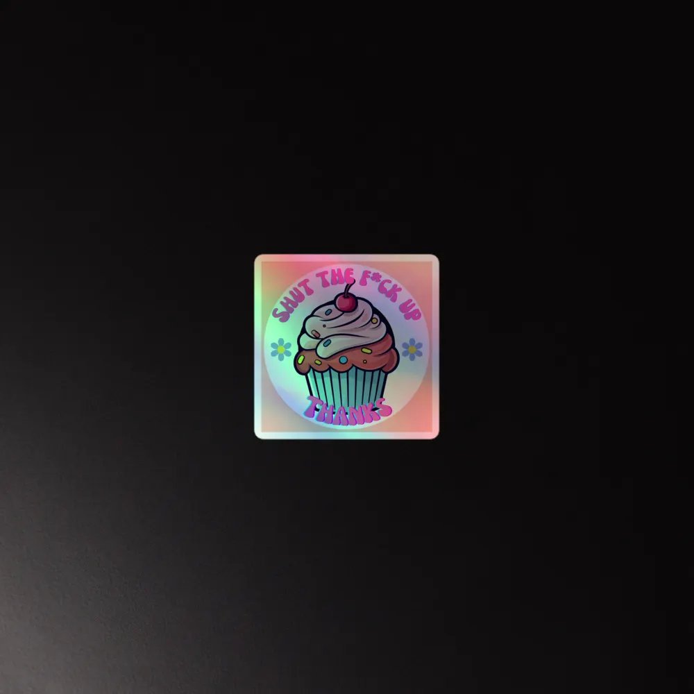It's My STFU-Cake Holographic Sticker Sheet product image (4)