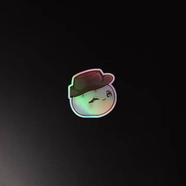 Howdy Bun Holographic Sticker product image (2)