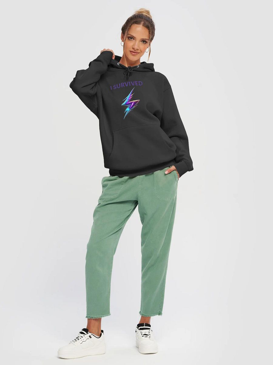I SURVIVED Lightning Bolt Premium Hoodie product image (19)