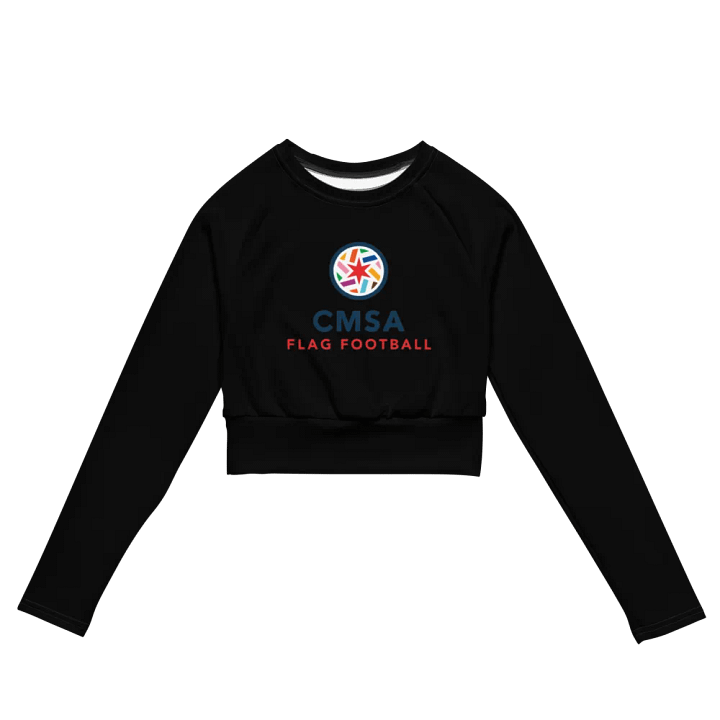 Long Sleeve Black Crop Top product image (2)