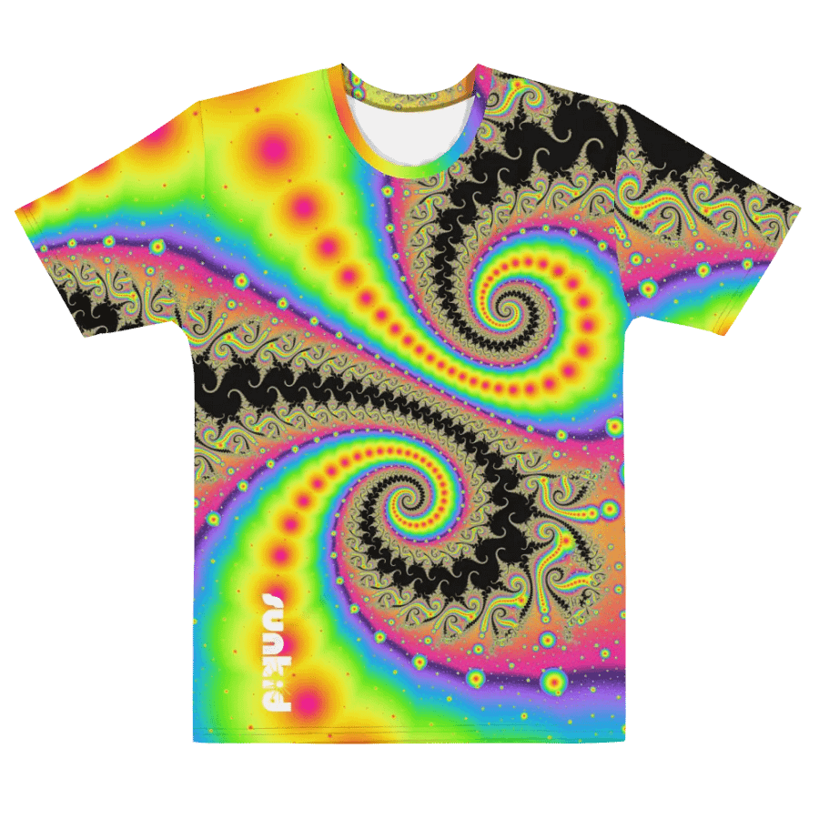 Fractal men's T-shirt - Pink Lemonade and Candy Twists product image (5)
