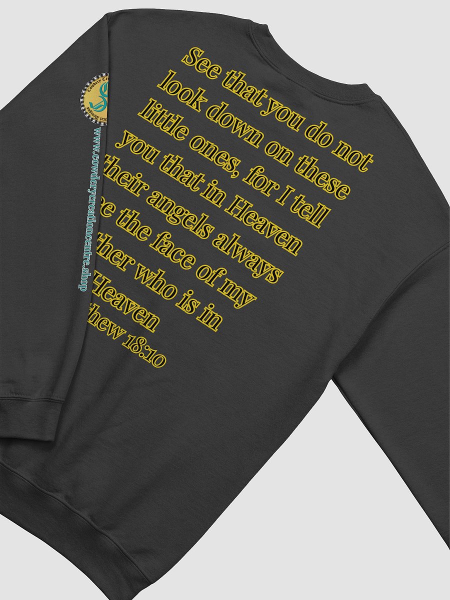 Angels Watch Over Them (Male) Gildan Classic Crewneck Sweatshirt Dark Colors product image (4)