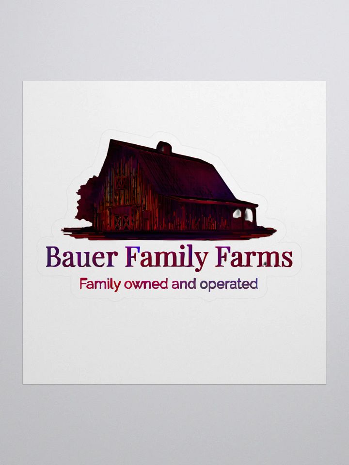 Bauer Family Farms Kiss Cut Stickers product image (1)