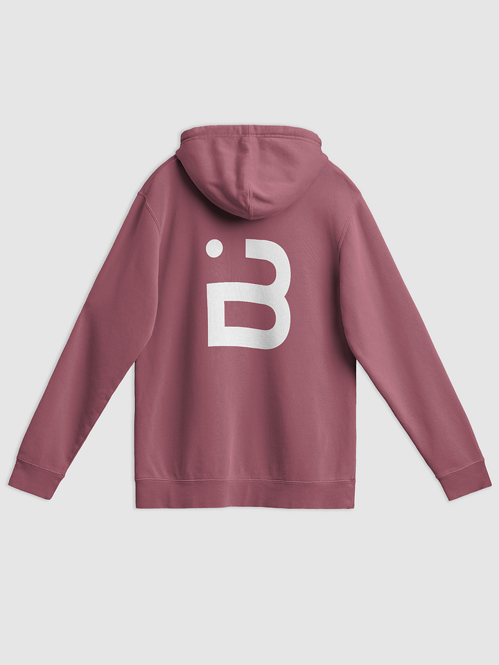 BUIII Originals Logo White Premium Vintage Hoodie product image (2)