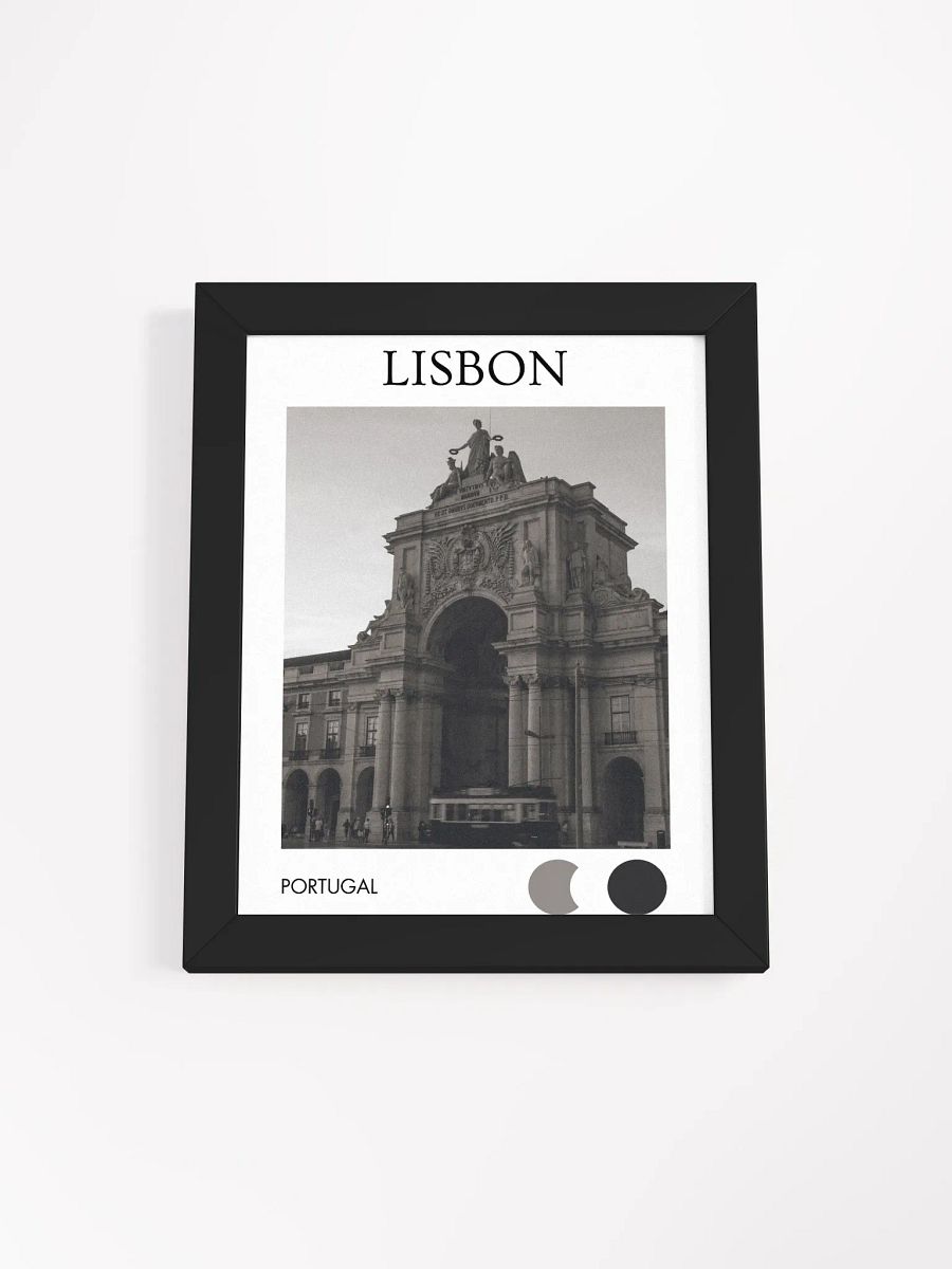 Arco da Rua Augusta - Black & White / Framed product image (1)