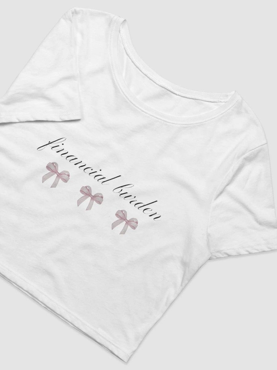 Financial burden baby tee product image (3)
