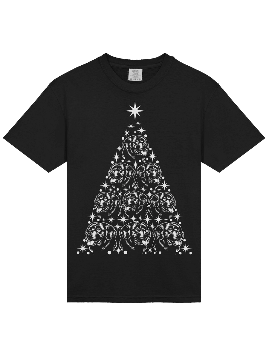 Newfoundland Dog Christmas Tree T-Shirt product image (13)