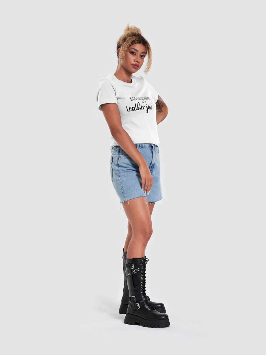 Bad Decisions in a Leather Jacket tee product image (2)