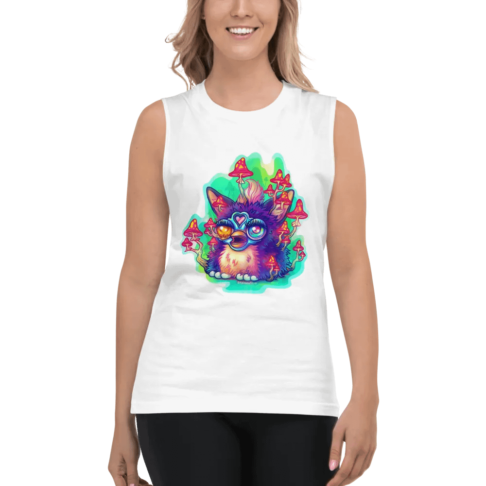Nostalgic Fungus Creature Muscle Tank product image (4)