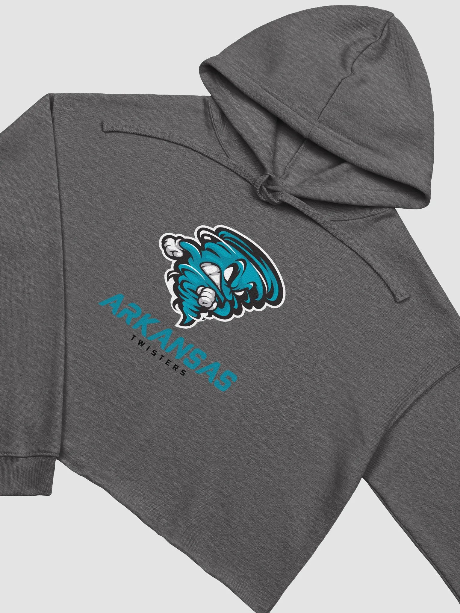 Arkansas Twisters Women's Crop Hoodie by Canvas product image (3)