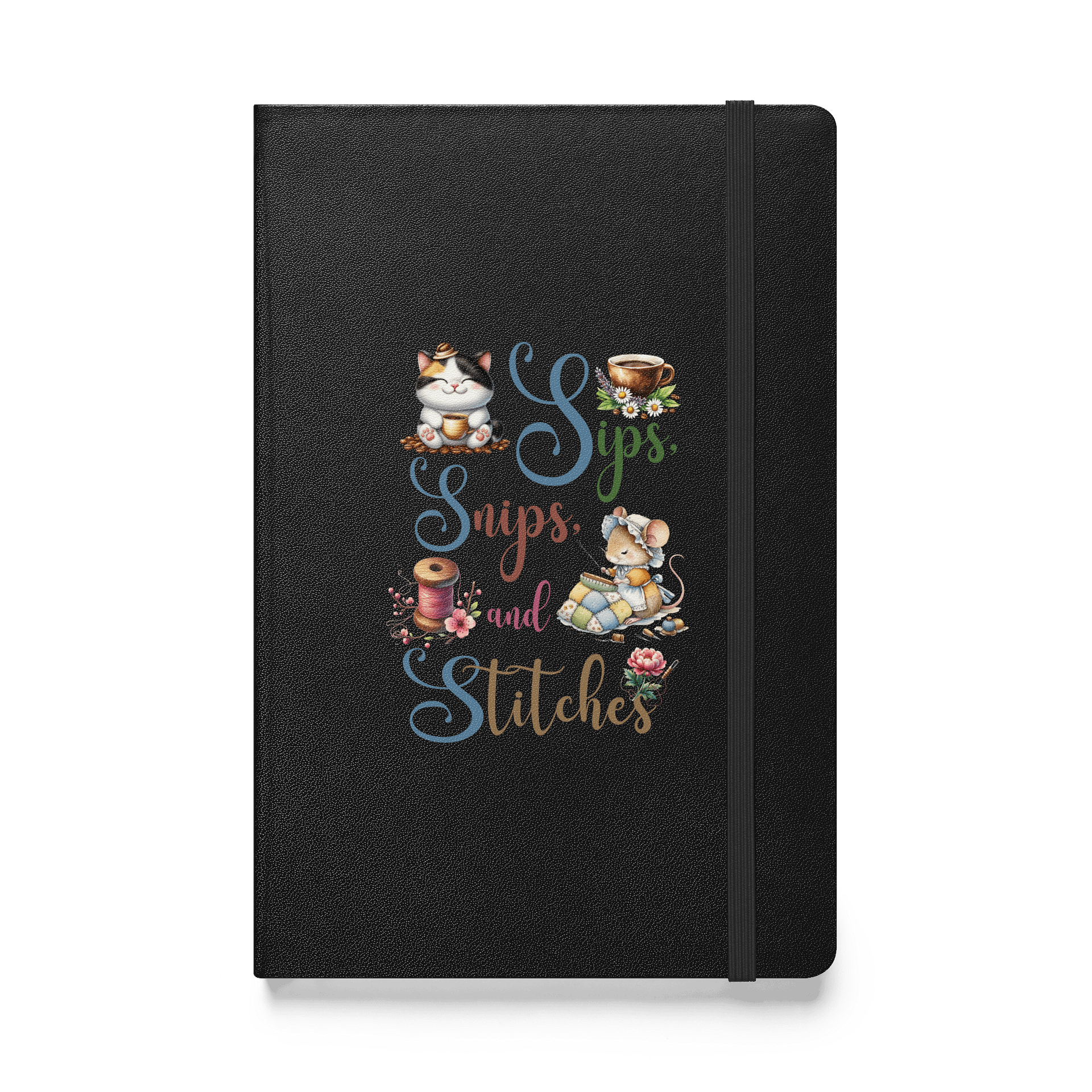 Whimsical Sips Snips Stitches Hardcover Journal product image (1)