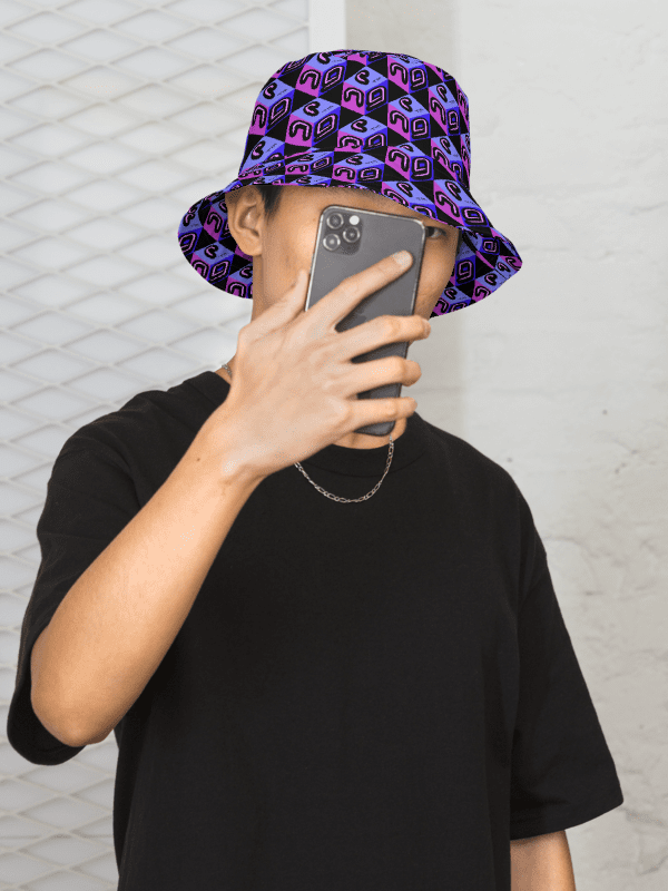Next Generation Records Bucket Hat All Over Print NGR Cube Logo product image (1)