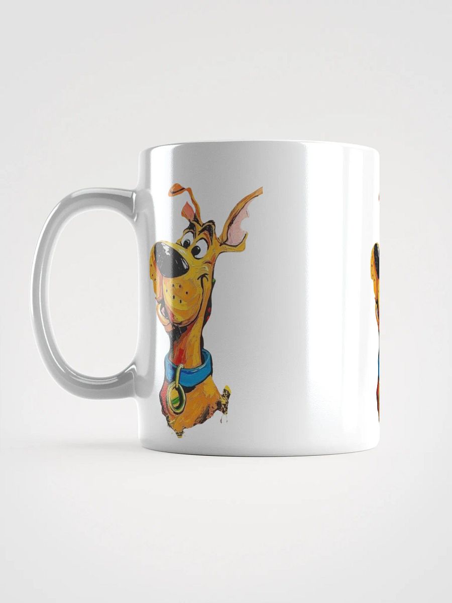 Cheerful Dog Scooby Doo Trio White Glossy Mug product image (16)