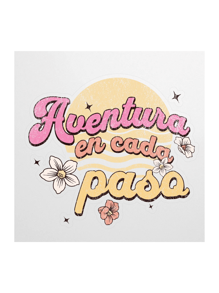 Aventura en Cada Paso Kiss Cut Stickers product image (2)