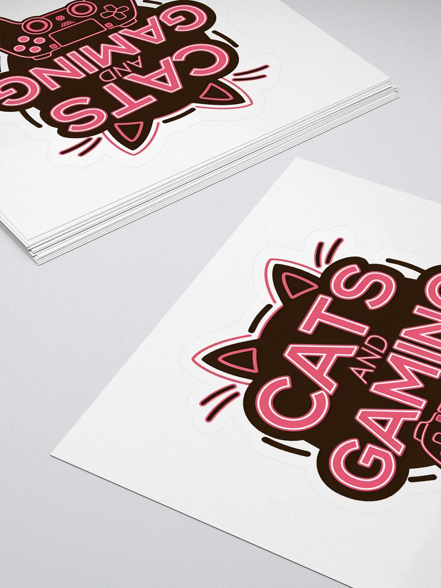 Meowtastic Gaming Cat Stickers product image (4)