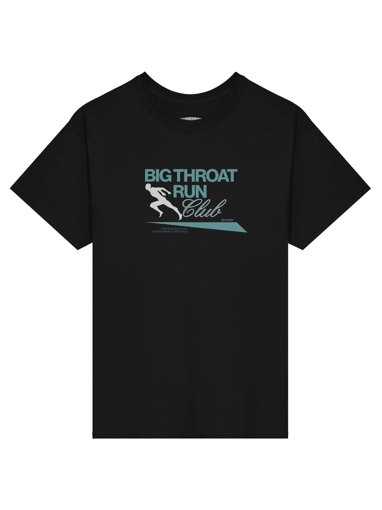 Big Throat Run Club (Black Tee) product image (1)