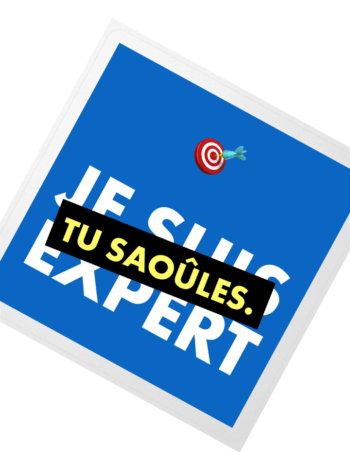 Je suis expert • Expertise Expert Corpo Blue Edition Sticker product image (2)