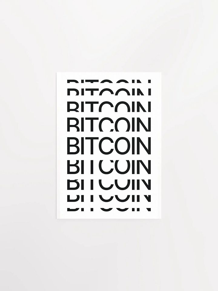 Bitcoin Expansion Poster (white) product image (1)