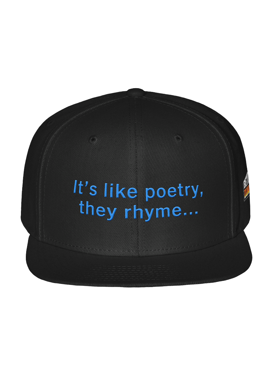 Its like poetry... SNABACK HAT product image (1)