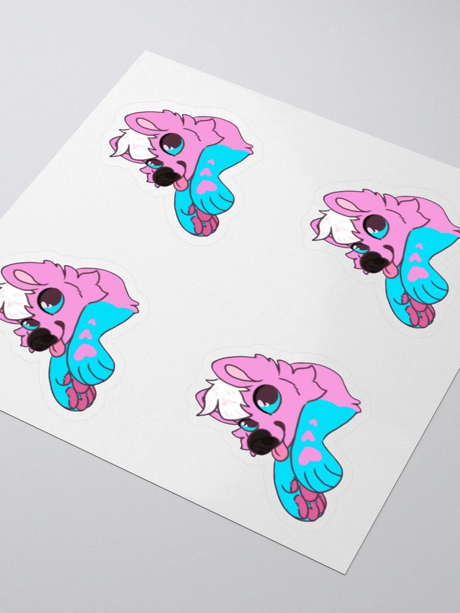 Aqua Light fursona stickers product image (3)