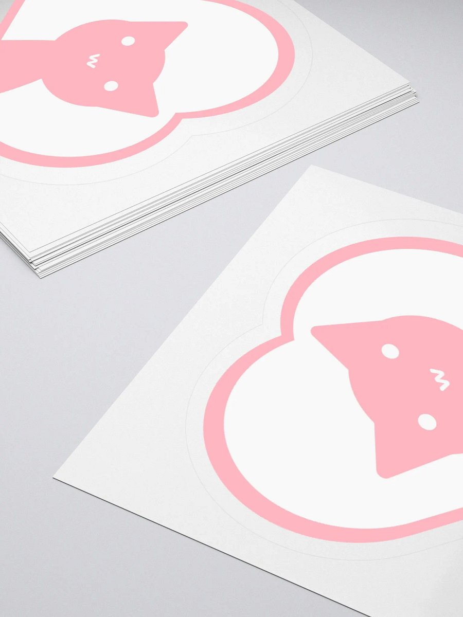 Cute Cat in Heart Sticker product image (12)