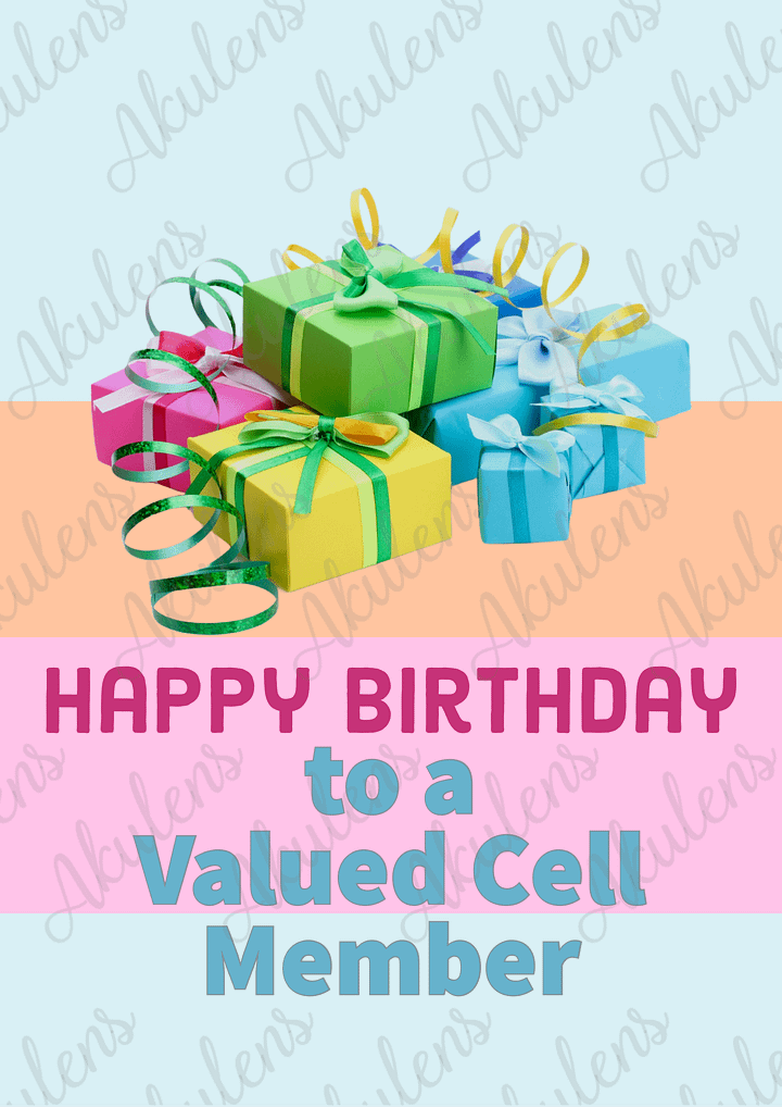 Akulens Gifts on Orange Pink and Blue Space Card product image (1)