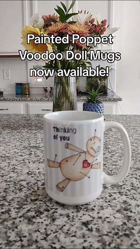 Look what I made! 😁 My Painted Poppet Voodoo Doll Mugs are now on my website so you can have one too! 🫶
https://kristinstrale...