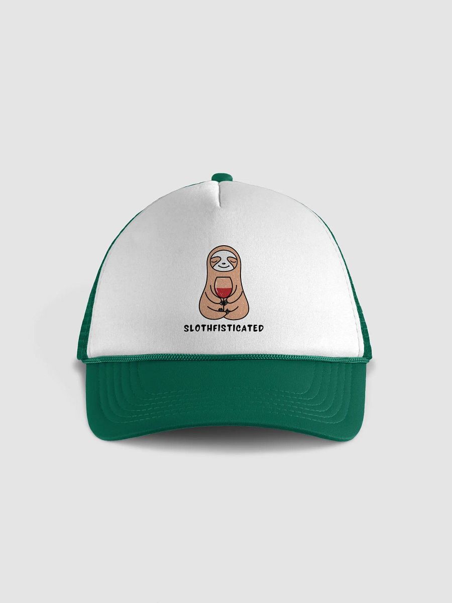 Sloth & Sip Foam Trucker Hat product image (1)