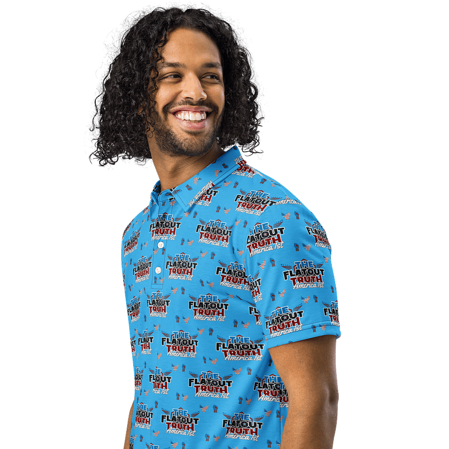TFOT SlimFit America 1st Blue Polo Shirt product image (1)