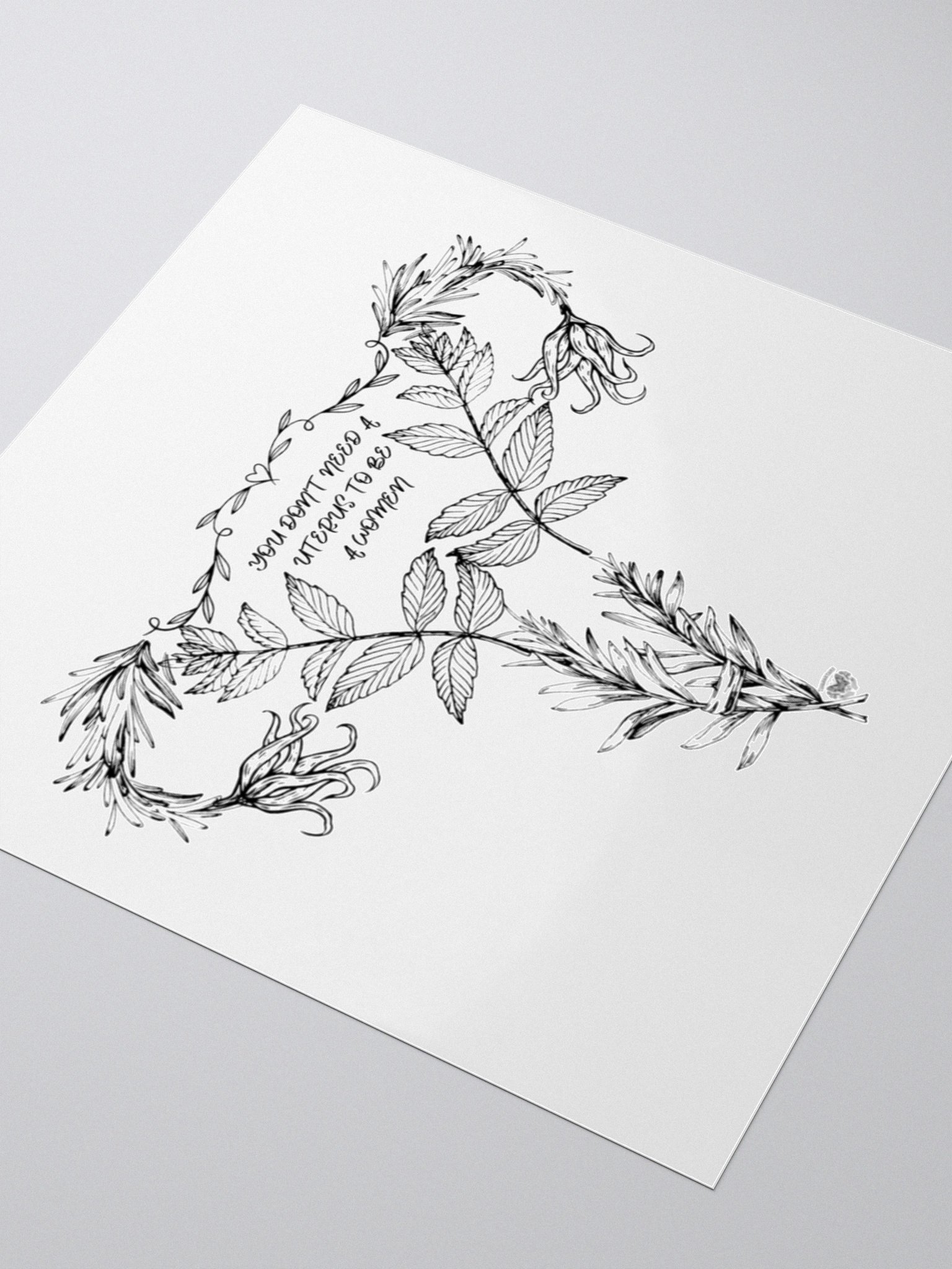 Empowerment Uterus Kiss Cut Stickers product image (9)