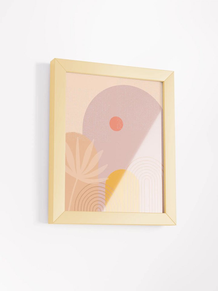 Boho Sunset Wall Art Print – Modern Minimalist Decor with Rich Sunset Colors product image (19)