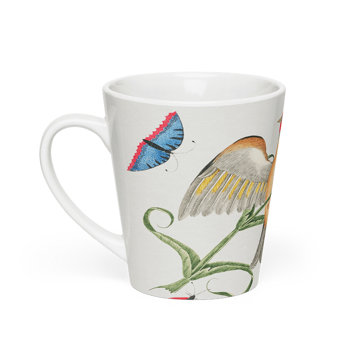 Vibrant Avian Elegance Latte Mug product image (1)