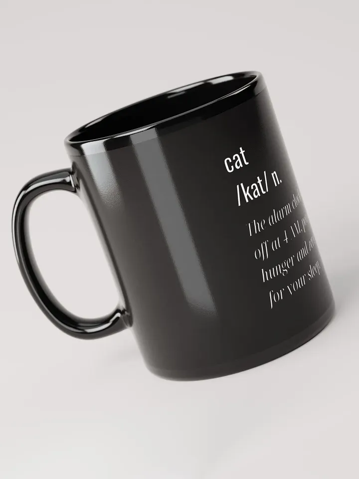 Fun Definition Of a Cat Mug | The Alarm clock one product image (2)